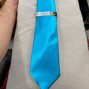 Sky blue brand new tie